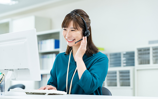 通話をする女性